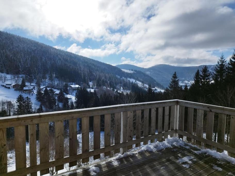 Maison De Montagne Vue Magnifique Ventron Extérieur photo