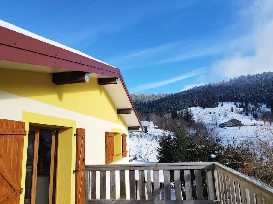 Maison De Montagne Vue Magnifique Ventron Extérieur photo